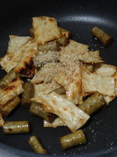 のし鱈とゴボウのごま油炒め-レシピのメイン写真