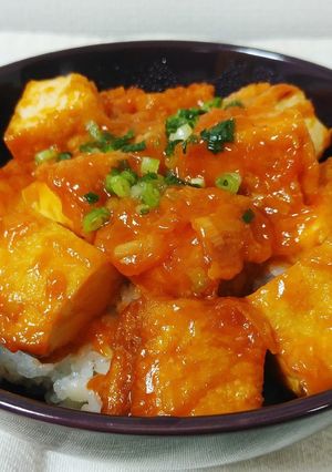 簡単＆節約☆厚揚げのチリソース-レシピのメイン写真
