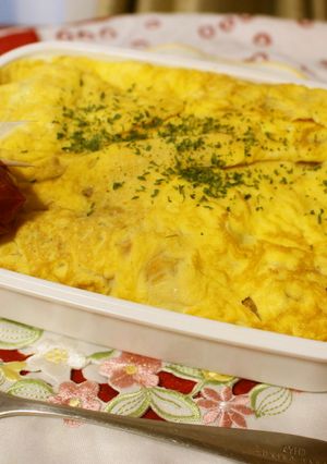 ご飯５分＆卵５分の正統派オムライス弁当-レシピのメイン写真