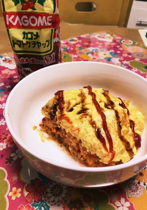 焦がしケチャオムライス-レシピのメイン写真
