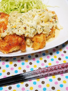らっきょう使用のタルタルでチキン南蛮★-レシピのメイン写真