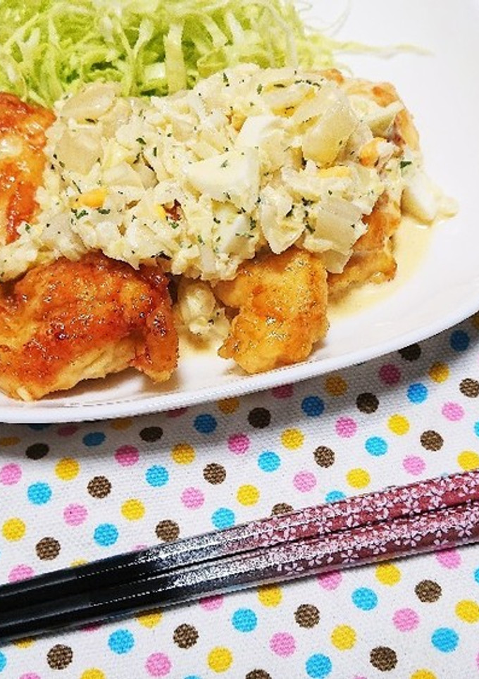 らっきょう使用のタルタルでチキン南蛮★-レシピのメイン写真