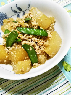大根の鶏そぼろ煮-レシピのメイン写真