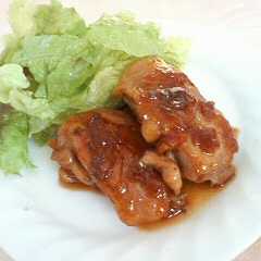 รูปของ 鶏の照り焼き＊マーマレードソース＊