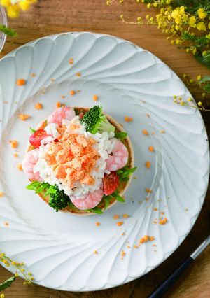 旬野菜のミモザサラダマフィン-レシピのメイン写真