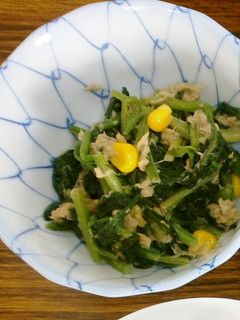 青菜とツナの炒め物-レシピのメイン写真