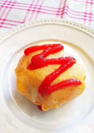 お茶碗で♪簡単包みオムライス-レシピのメイン写真
