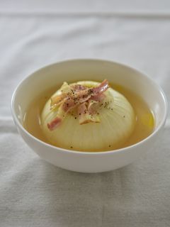新タマネギの丸ごとスープ煮-レシピのメイン写真