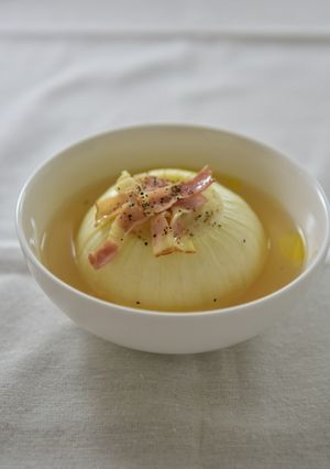 新タマネギの丸ごとスープ煮-レシピのメイン写真