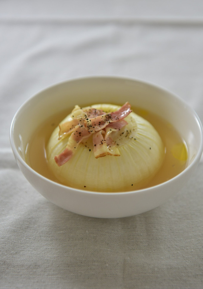 新タマネギの丸ごとスープ煮-レシピのメイン写真