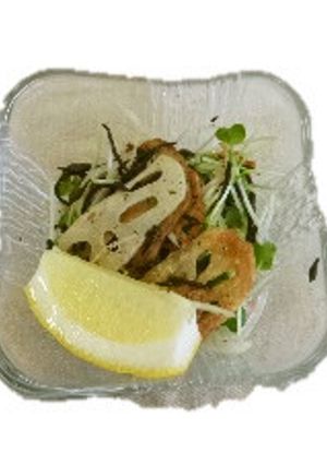 焼きれんこんとひじきのサラダ-レシピのメイン写真