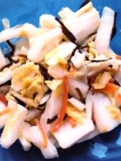 白菜と塩昆布のマヨサラダ-レシピのメイン写真