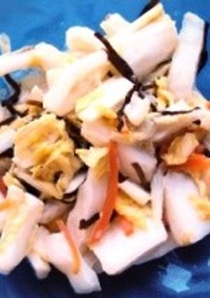白菜と塩昆布のマヨサラダ-レシピのメイン写真