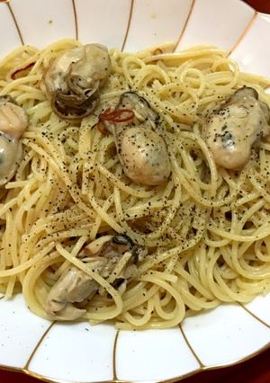 牡蠣のペペロンチーノ-レシピのメイン写真