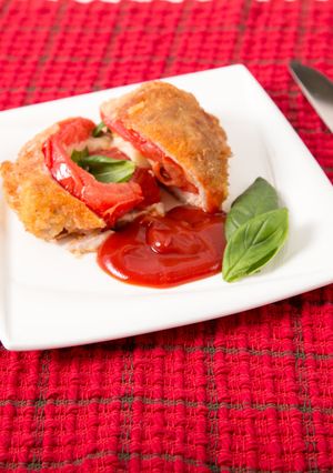 チーズトマトの豚肉巻き-レシピのメイン写真