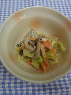 茹で鶏と雪下キャベツの味噌マヨ和え-レシピのメイン写真