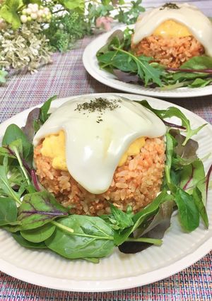 人参たっぷり♡トロトロチーズのオムライス-レシピのメイン写真