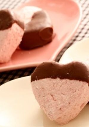 いちごマシュマロのチョコかけ-レシピのメイン写真