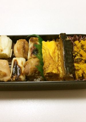 92、ネギ克服！焼き鳥弁当♡-レシピのメイン写真