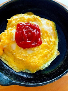 スキレットでオムもち-レシピのメイン写真