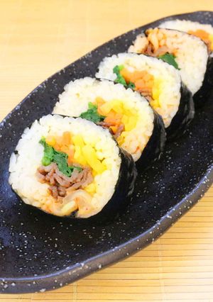 ピリ辛キムパプ～韓国風のり巻き～-レシピのメイン写真