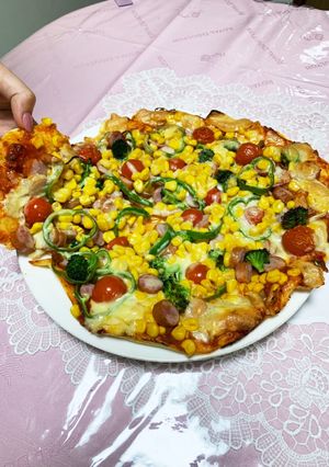 こんなに簡単に！！ピザ生地出来ます^_^-レシピのメイン写真