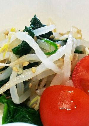 もやしとほうれん草のごま和え-レシピのメイン写真