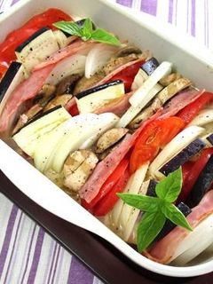 野菜とベーコンのチーズ重ね煮-レシピのメイン写真