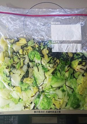 白菜の塩昆布和え-レシピのメイン写真