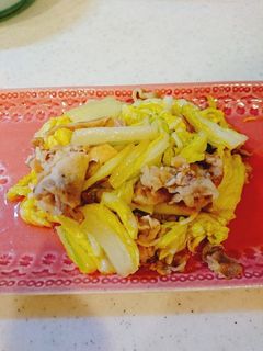 副菜☆白菜と豚肉炒め-レシピのメイン写真