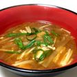 大根とエノキ茸のお味噌汁