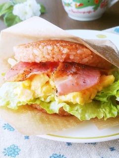 BLTオムライスバーガー-レシピのメイン写真