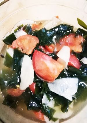 大根と冷凍トマトのサラダ-レシピのメイン写真