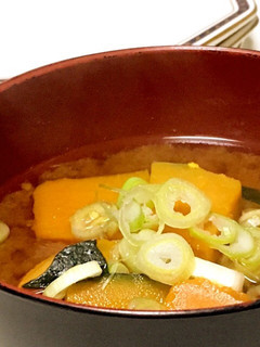 かぼちゃのお味噌汁-レシピのメイン写真
