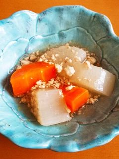大根と人参のそぼろ煮-レシピのメイン写真