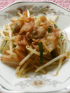 カリカリ豚のうま塩もやし炒め♪-レシピのメイン写真