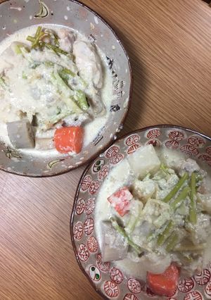 根菜たっぷり！手羽元の和風シチュー-レシピのメイン写真