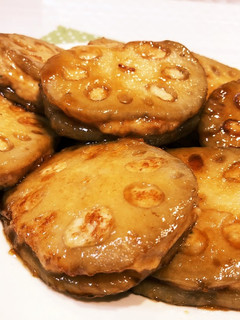 蓮根のはさみ照り焼き☆-レシピのメイン写真