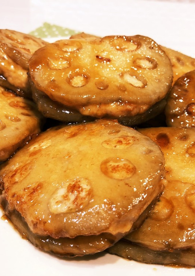 蓮根のはさみ照り焼き☆-レシピのメイン写真