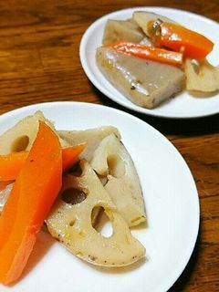 こんにゃくと蓮根の簡単な炒め煮-レシピのメイン写真
