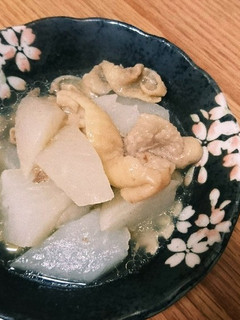 鶏皮と蕪の煮物-レシピのメイン写真