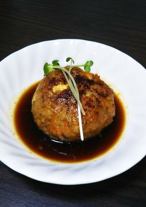 ゆでたまご丸ごとつくね-レシピのメイン写真