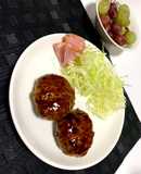 鶏＆牛の合挽き照焼き豆腐ハンバーグ