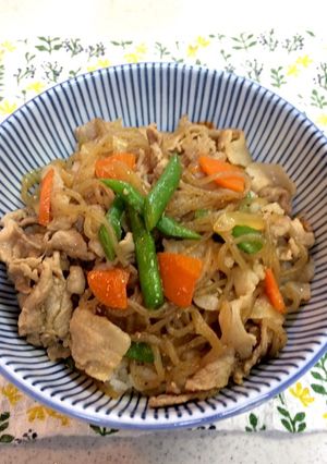 給食のレシピ 豚丼-レシピのメイン写真