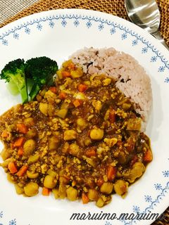 ひよこ豆とごぼうのドライカレー★-レシピのメイン写真