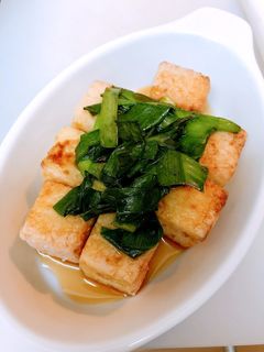 【簡単】ニラと厚揚げ豆腐★-レシピのメイン写真