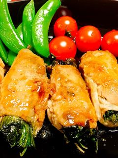 ♡春菊とえのきの肉巻き♡-レシピのメイン写真