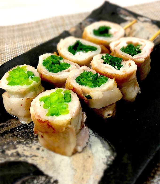 博多風野菜巻き串☆薬味ネギ by フジsキッチン 【クックパッド】 簡単