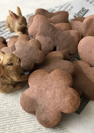 簡単♪苺とココアのマーブルクッキー♡-レシピのメイン写真