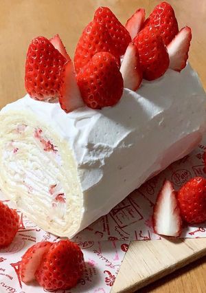 HMで簡単！ミルクレープロールケーキ-レシピのメイン写真